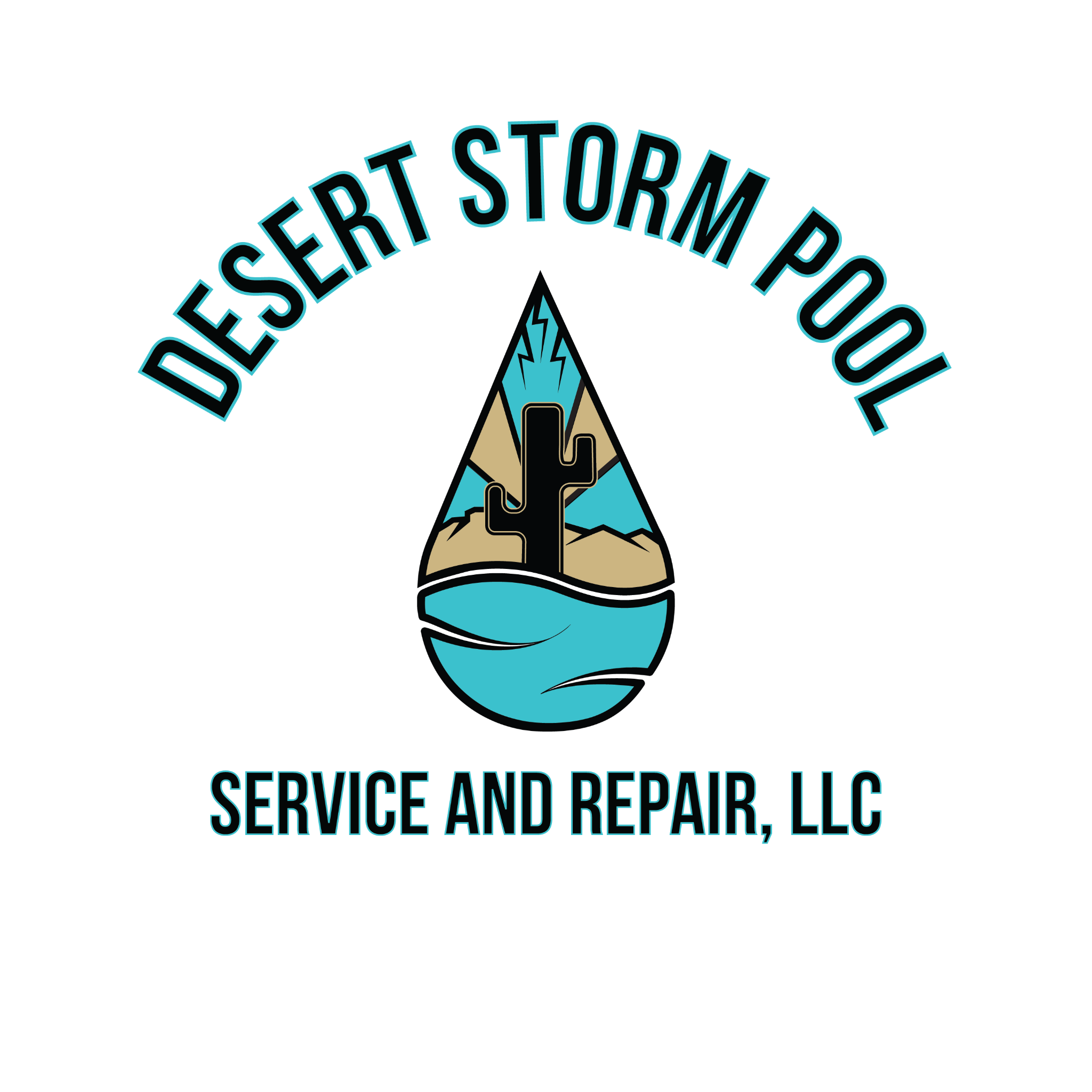 Desert Storm Pool logo